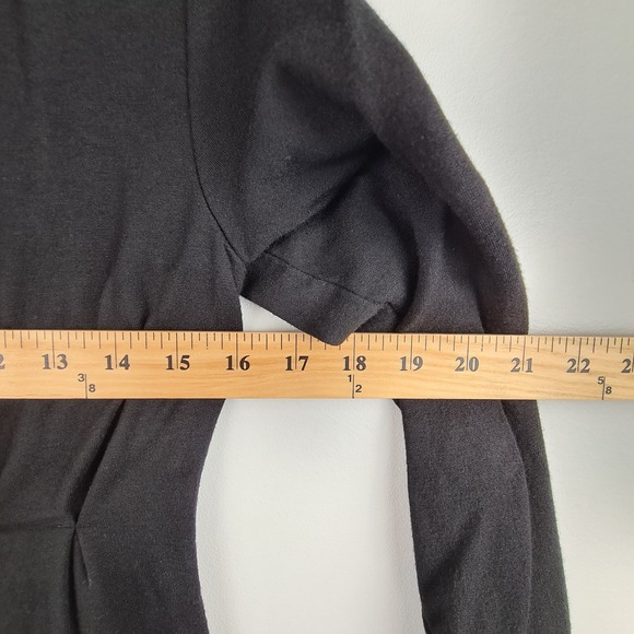 Soma Live Lounge Wear Cardigan Women's XS Black One Button Soft Stretch Modal - Picture 6 of 9